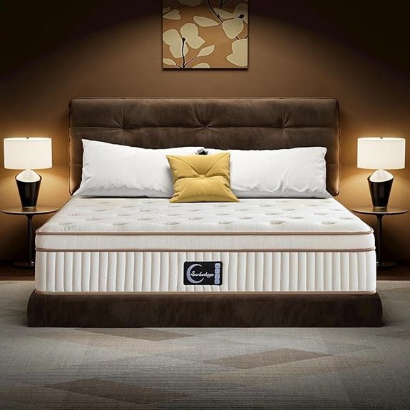 Organic Queen Hybrid Mattress with Gel Foam
