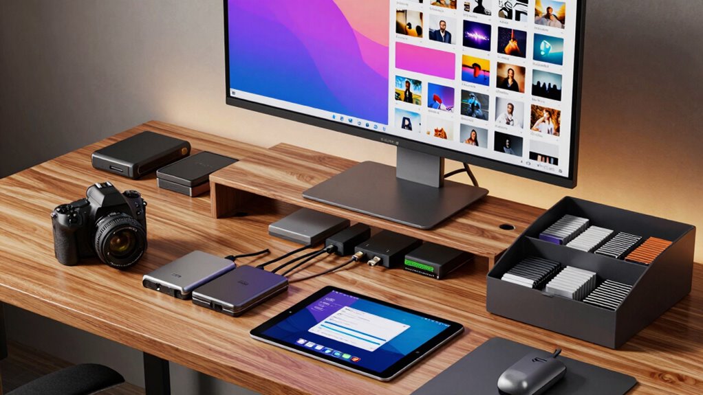 organize store backup media