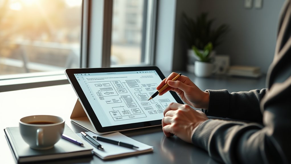 outline for clarity and focus