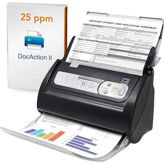 Plustek PS186 Desktop Document Scanner with ADF