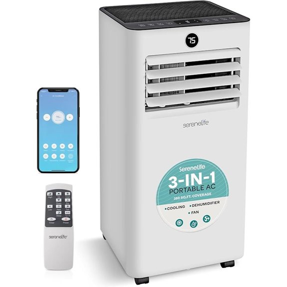 SereneLife 10,000 BTU Portable Air Conditioner