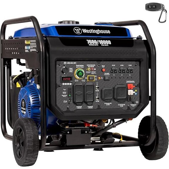 Westinghouse 10,000W Portable Inverter Generator with Remote