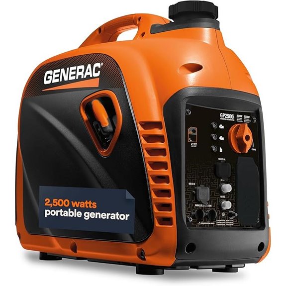 portable 2 500 watt gas generator