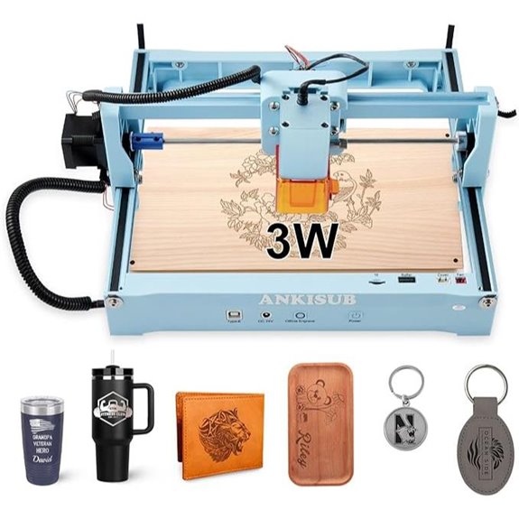 L4 Laser Engraver Machine 3000mW Portable 150x200mm