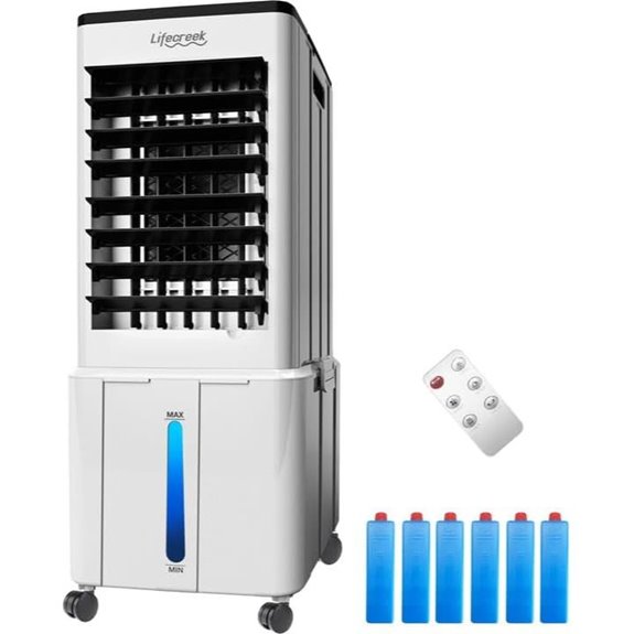 Portable 3-in-1 Evaporative Air Cooler with Remote
