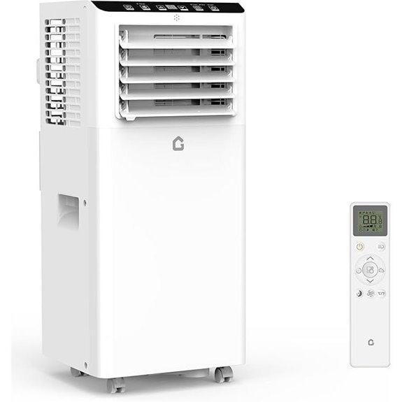 8,000 BTU Portable Air Conditioner with Remote