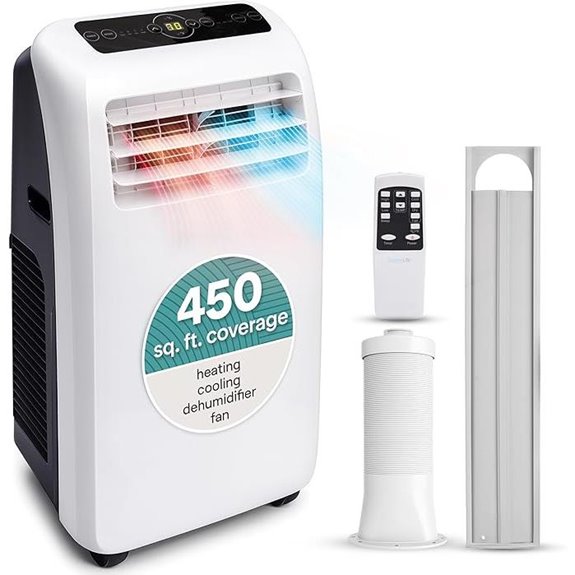 SereneLife Portable AC with Heater & Dehumidifier