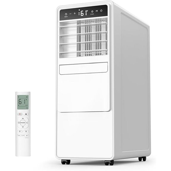 12000 BTU Portable AC with Fan Dehumidifier & Remote