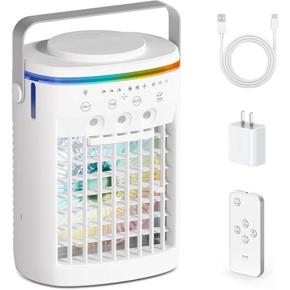 Portable 4-in-1 Air Conditioner with Fan & Humidifier