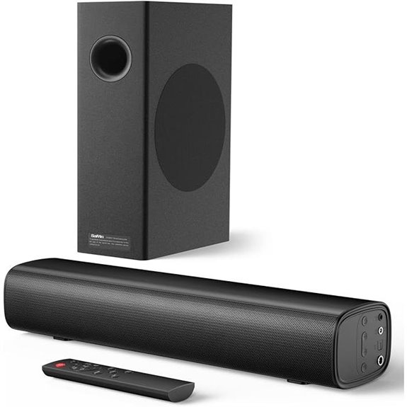 Saiyin 70W 2.1 Soundbar with Subwoofer and Bluetooth
