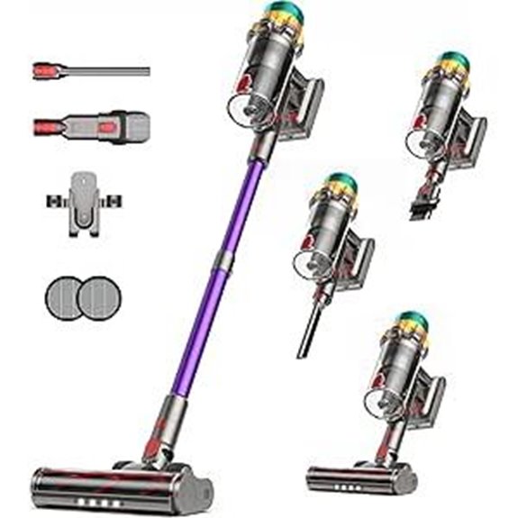 Cordless Vacuum Cleaner 50KPA 600W Self-Standing Rechargable