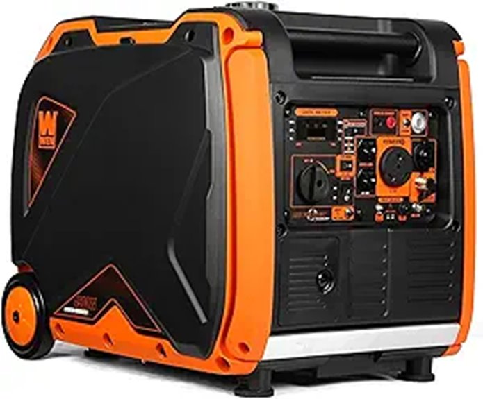 WEN DF452iX 4500-Watt Dual Fuel Portable Generator