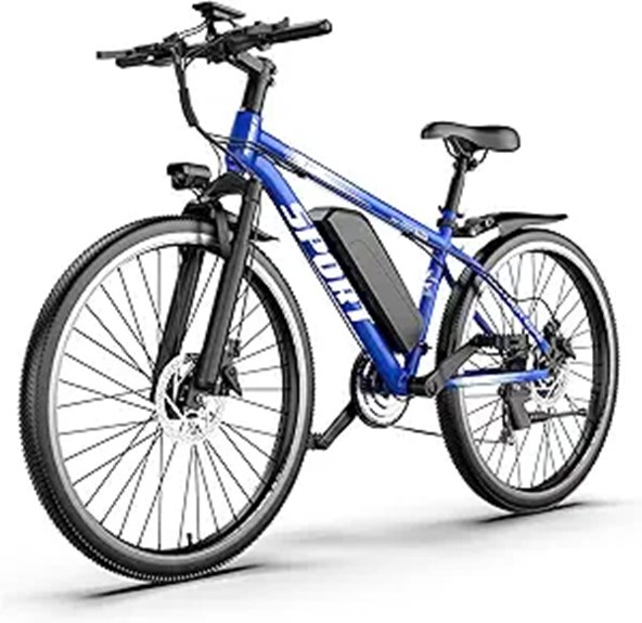 Electric Mountain Ebike 1500W 28 MPH 65 Miles Range