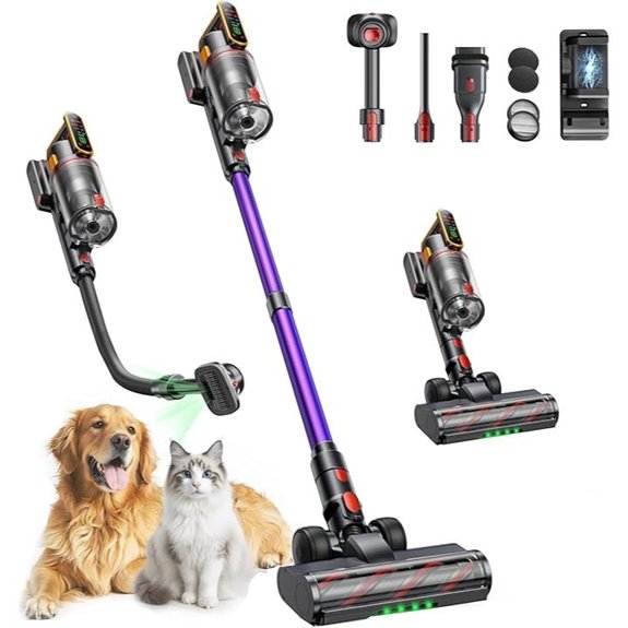 Cordless Vacuum Cleaner 50KPa/600W Self-Standing Touchscreen