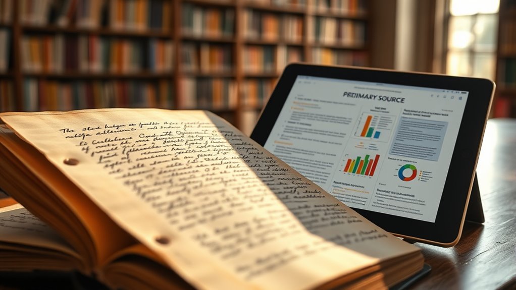 primary and secondary sources