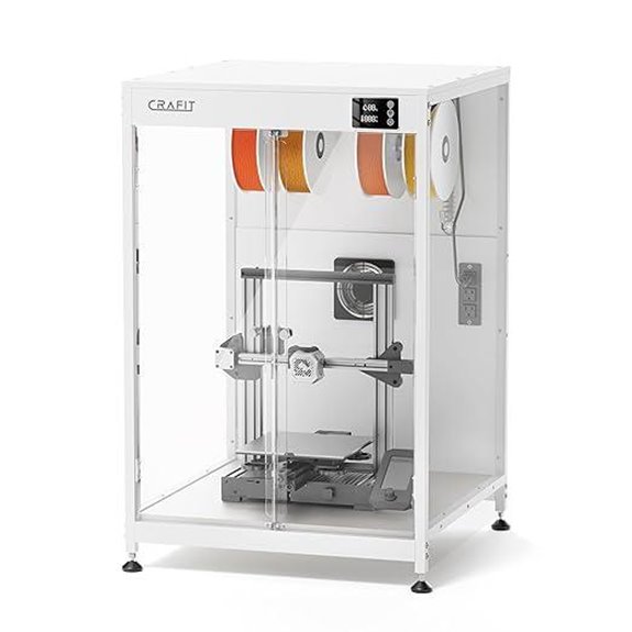 3D Printer Cabinet with Ventilation and Lighting