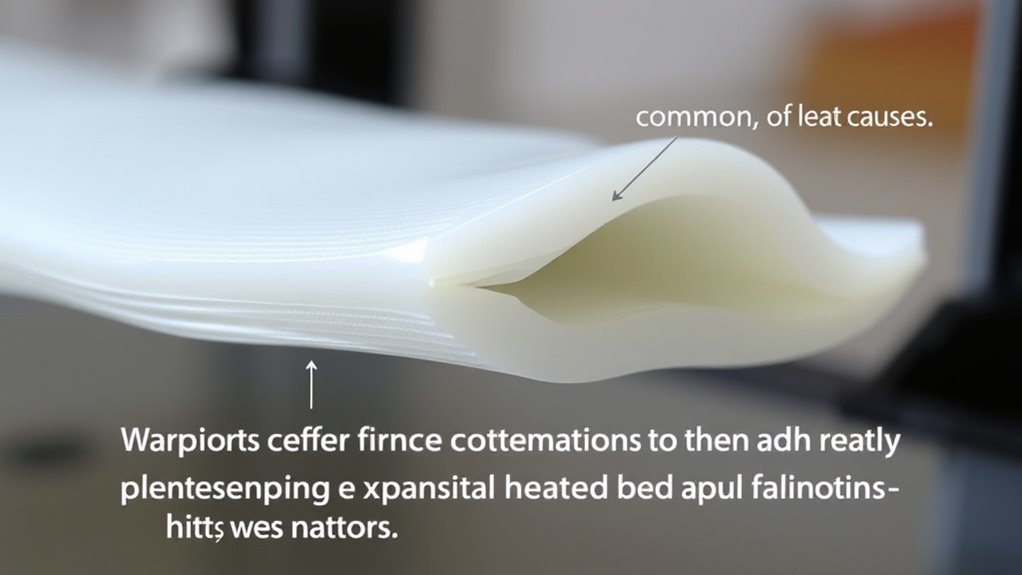 proper bed leveling and filament selection