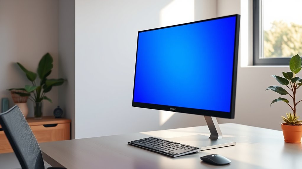 proper monitor height reduces eye strain