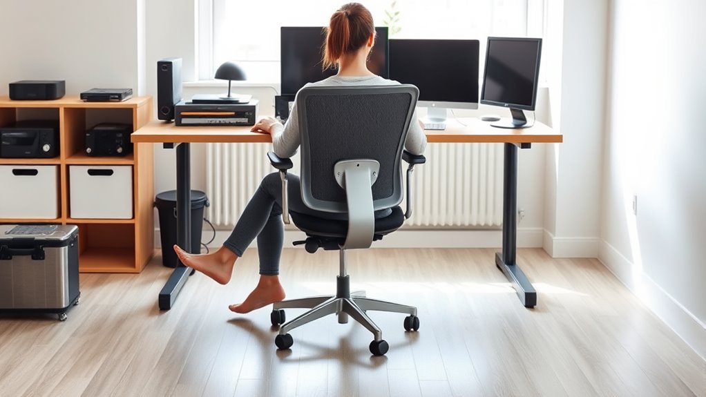 proper posture and setup