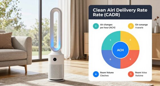 purifier sizing cadr ach