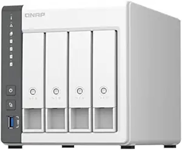QNAP TS-433-4G-US 4-Bay NAS with Quad-Core Processor