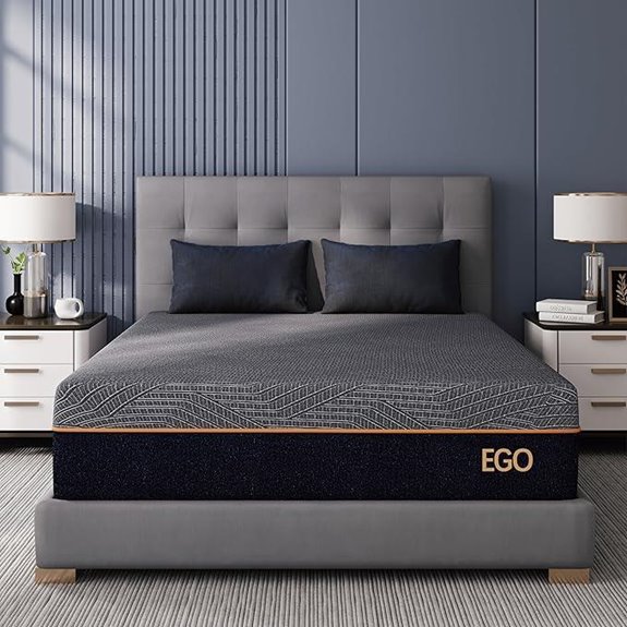 EGOHOME 12 Queen Memory Foam Mattress with Gel