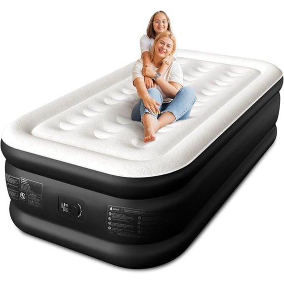 Twin XL Air Mattress with Pump 18 Raised