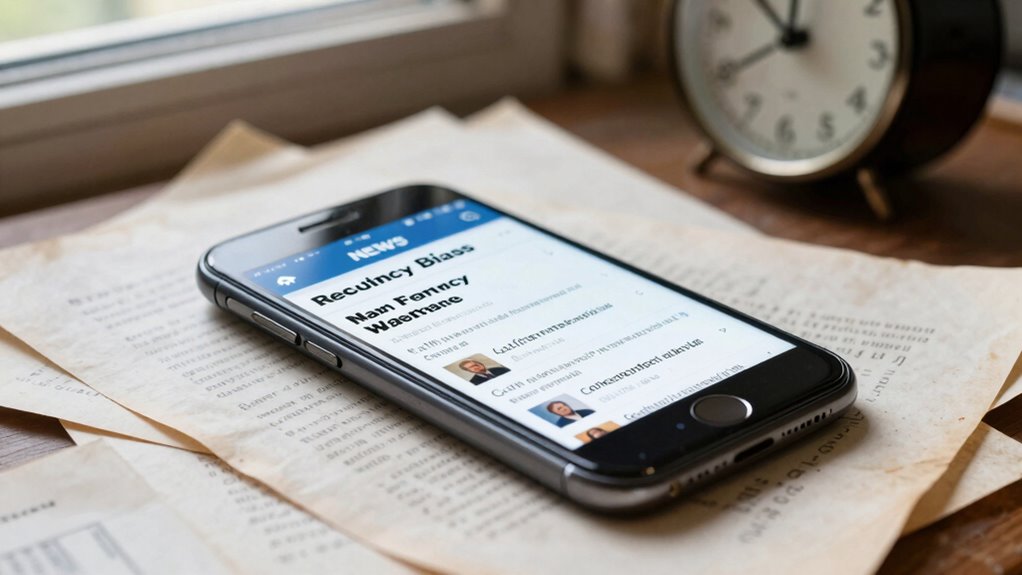 recent events dominate perception