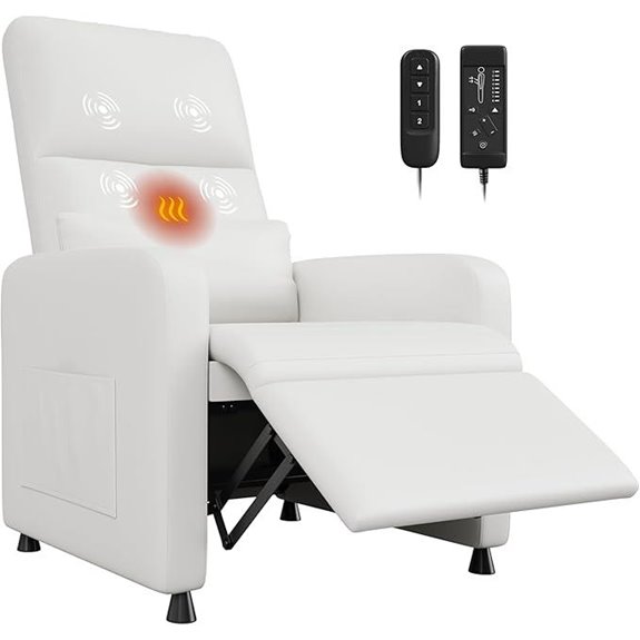 GarveeHome Power Recliner with Massage & Heat