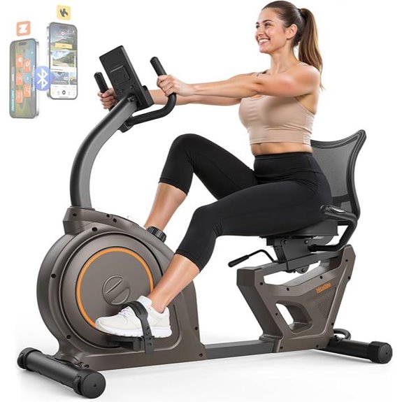 Niceday Recumbent Exercise Bike with App & Monitor