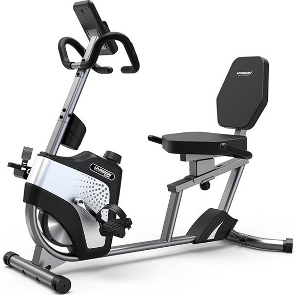 HARISON Recumbent Exercise Bike with Resistance & LCD