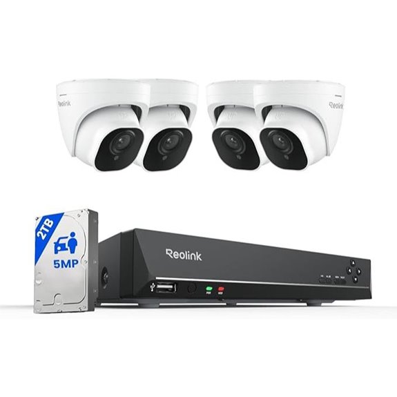REOLINK 5MP 8CH PoE Home Security Camera System