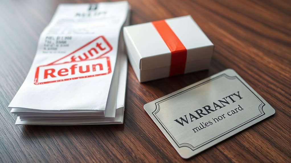 request refunds promptly and understand policies