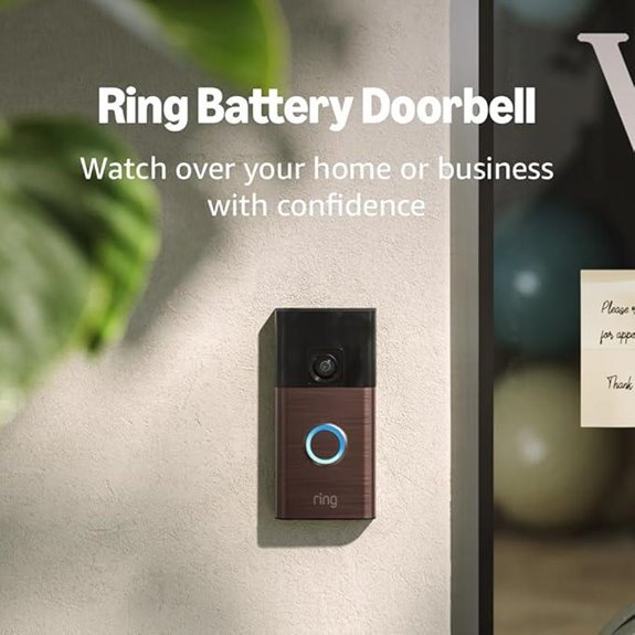 Ring Battery Doorbell with Live Video and Motion Alerts