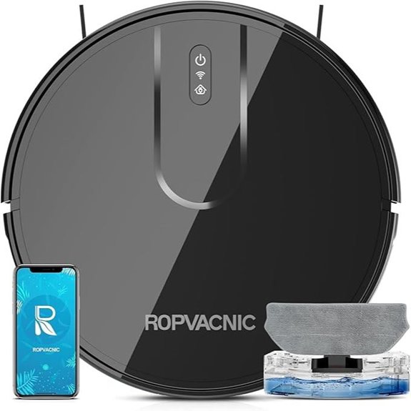ROPVACNIC Robot Vacuum and Mop with 4000Pa Suction