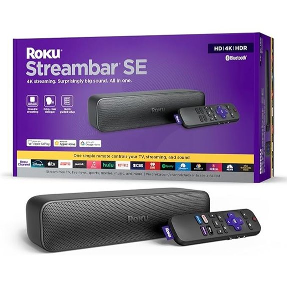 Roku Streambar SE 2-in-1 TV Soundbar with Streaming