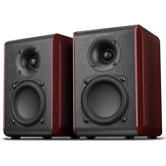Saiyin Passive Bookshelf Speakers with 3.5 Woofer