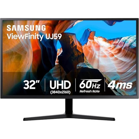 Samsung 32 UJ59 4K UHD Monitor with HDMI and FreeSync