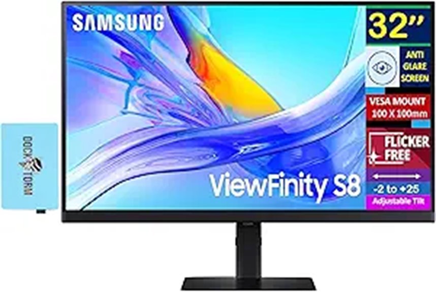 Samsung 32 4K UHD VA Monitor with USB-C & KVM