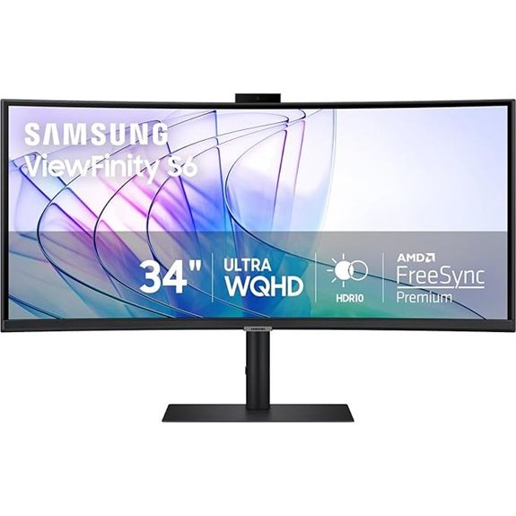Samsung 34-Inch Curved Monitor with USB-C and HDR