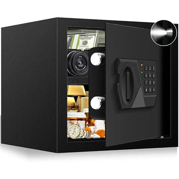 secure alarm digital safe