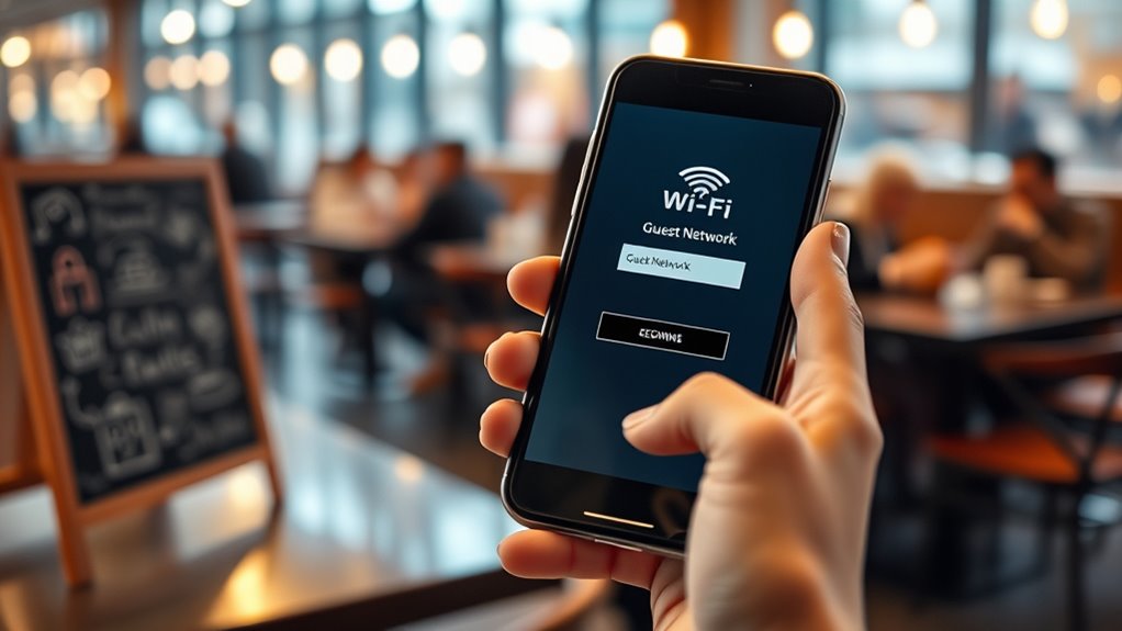 secure guest wi fi access