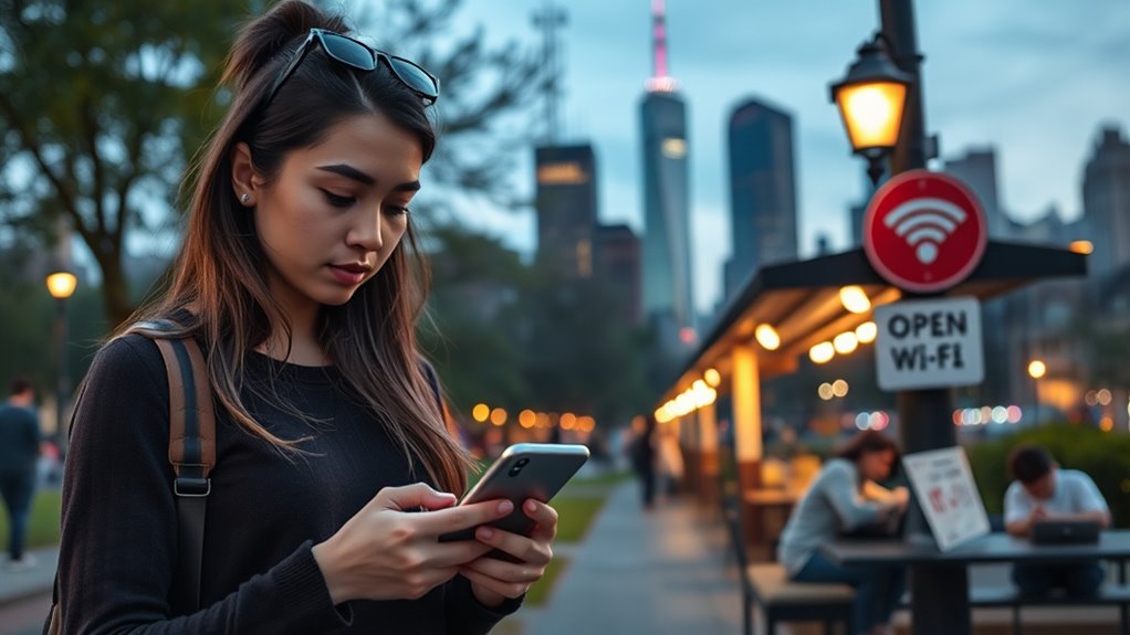 secure public wi fi use