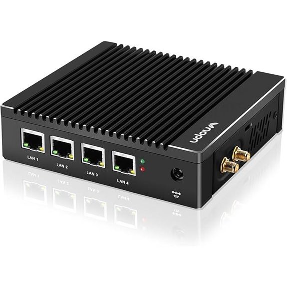 Fanless Firewall Mini PC with LAN and Wi-Fi