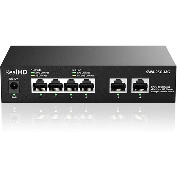 6-Port 10Gb Managed Ethernet Switch