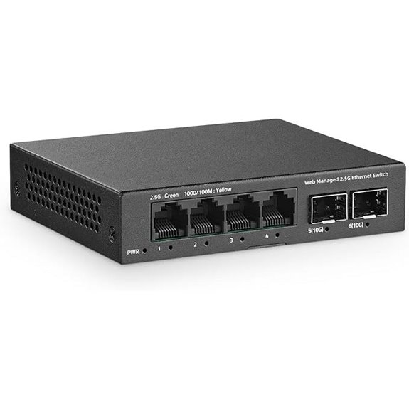YuLinca 6-Port 2.5G Managed Switch with SFP