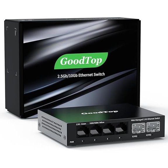 6-Port 2.5Gb Web Managed Network Switch