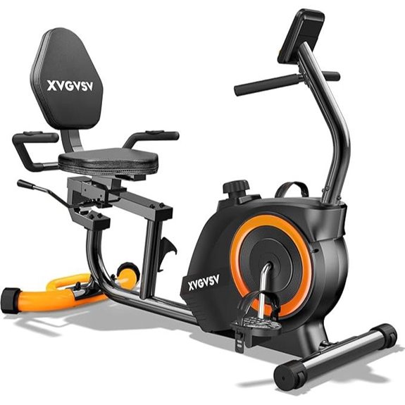 Recumbent Exercise Bike with 16-Resistance Levels