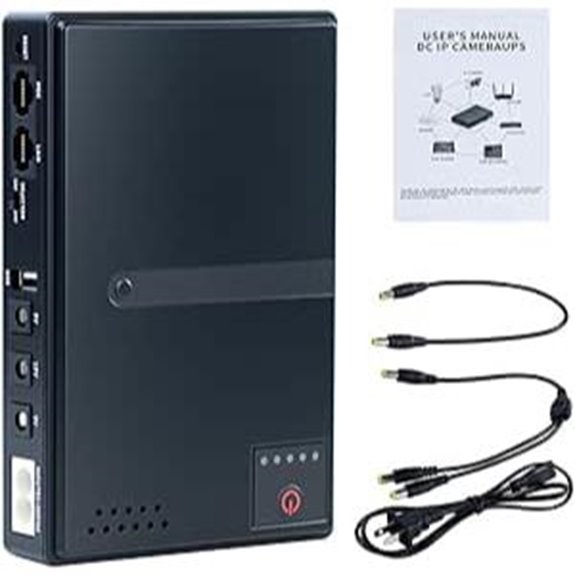 Mini DC UPS Battery Backup for Router & Security Cameras