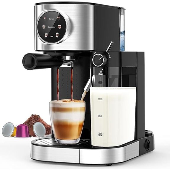 Compact 20 Bar Espresso Machine with Touch Screen